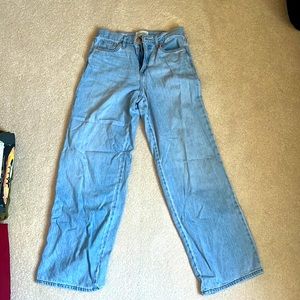 Blue baggy jeans